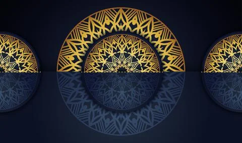 Oriental hand drawn creative abstract colorful mandala art design vector イラスト素材