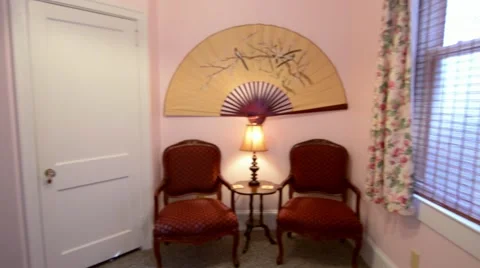 Oriental Hotel Room Stock Footage 46492585