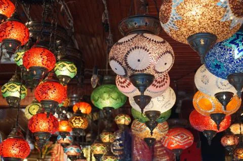 Oriental lamps Stock Photos