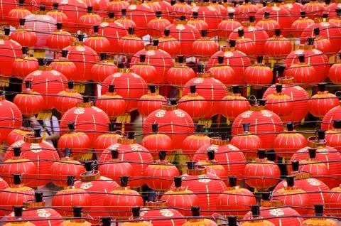 Oriental lanterns Stock Photos