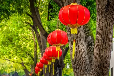Oriental lanterns Fotos Stock