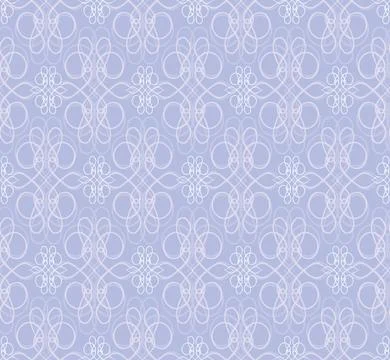 Oriental line pattern Abstract floral ornament Swirl fabric background Stock Illustration