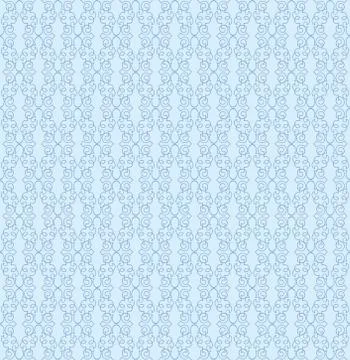 Oriental line pattern Abstract floral ornament Swirl fabric background Stock Illustration