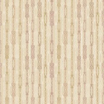 Oriental line pattern Abstract floral ornament Swirl fabric background Illustrazione stock