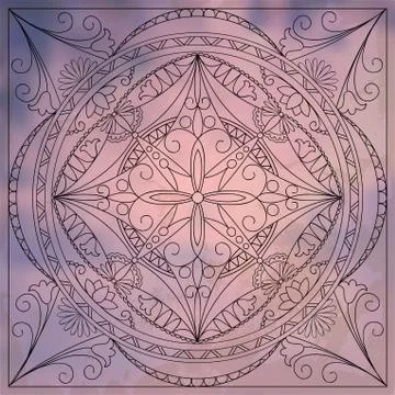 Oriental motifs Stock Illustration