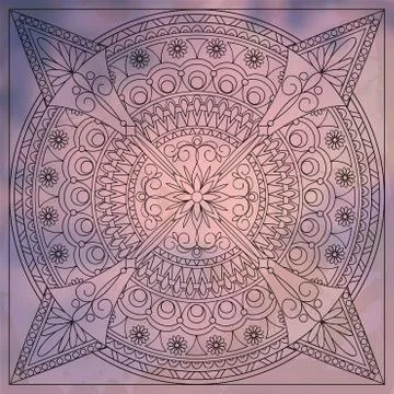 Oriental motifs Stock Illustration