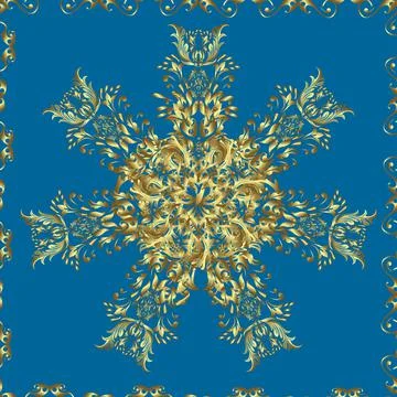 Oriental nice pattern with arabesques and floral elements. Traditional classic o Stock Illustration