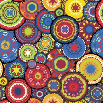 Oriental ornaments Stock Illustration