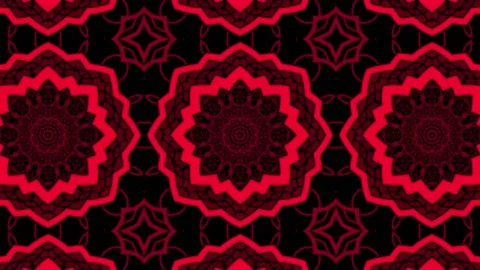 Oriental Ornaments Pattern Backdrop. Seamless Looping Animation. Stock Footage 221272948