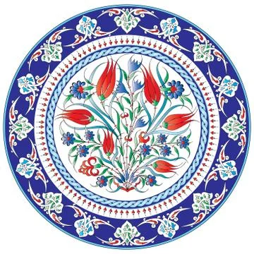 Oriental ottoman design twenty-five Stock Illustration