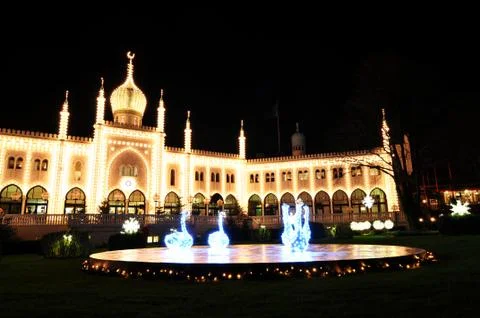 Oriental palace Stock Photos