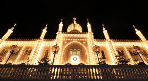 Oriental palace Stock Photos