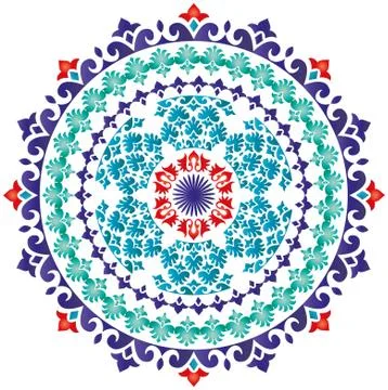 Oriental pattern and ornaments 01 Stock Illustration