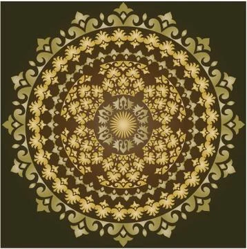 Oriental pattern and ornaments 02 Stock Illustration