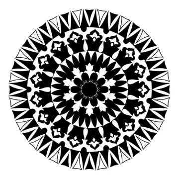 Oriental pattern and ornaments 04 version Stock Illustration