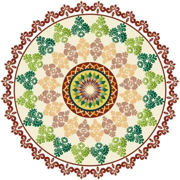 Oriental pattern and ornaments 05 Stock Illustration