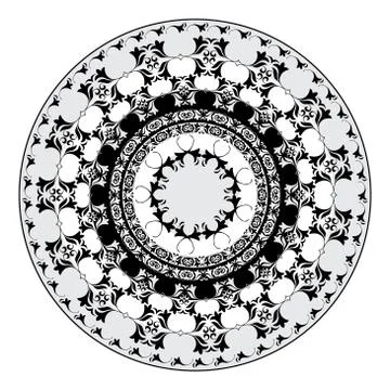 Oriental pattern and ornaments 06 Stock Illustration