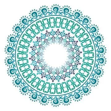 Oriental pattern and ornaments 07 Stock Illustration