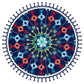 Oriental pattern and ornaments 08 version Stock Illustration