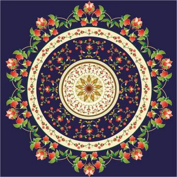 Oriental Pattern Stock Illustration