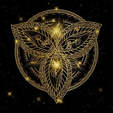 Oriental pattern, vector illustration. Islam, Arabic Indian turkish motifs Stock Illustration