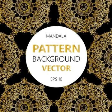 Oriental pattern, vector illustration. Islam, Arabic Indian turkish motifs Stock Illustration