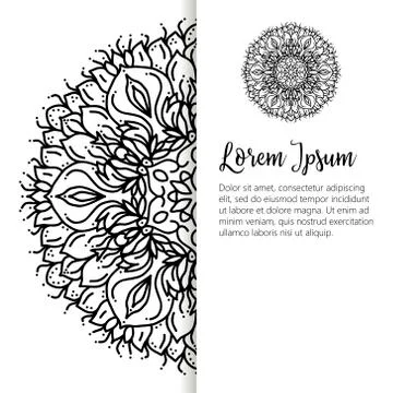 Oriental pattern, vector illustration. Islam, Arabic Indian turkish motifs Stock Illustration