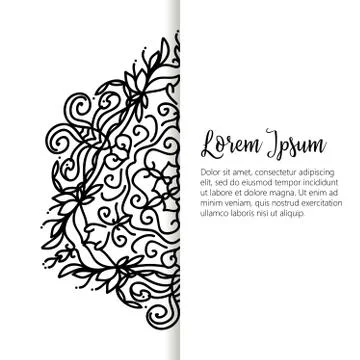 Oriental pattern, vector illustration. Islam, Arabic Indian turkish motifs Illustrazione stock