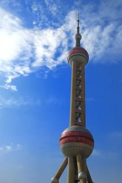 Oriental pearl tower Stock-Fotos