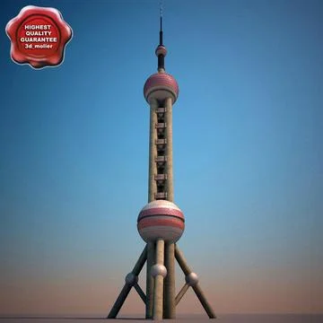 Oriental Pearl TV Tower 3D Model