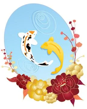 Oriental peony Illustrazione stock