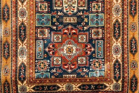Oriental Persian Carpet Texture Background backdrop pattern. Oriental Persian Stock Photos
