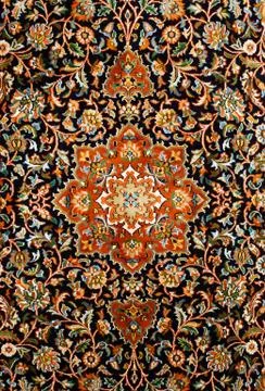 Oriental persian carpet texture Stock Photos