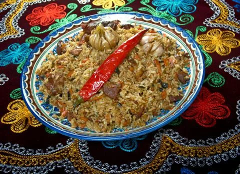 Oriental  pilaf Fotos Stock