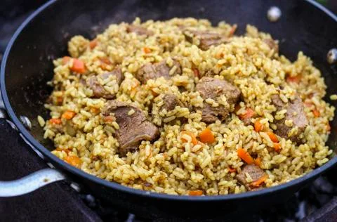 Oriental pilaf Stock Photos