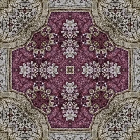 Oriental print design for border, frame, wall covering, wrapper Stock Footage 275876646