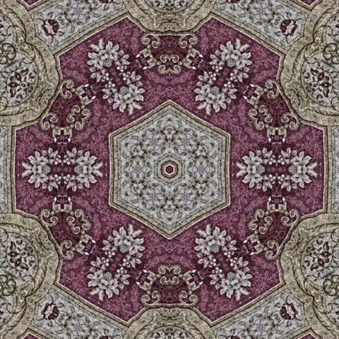 Oriental print design for border, frame, wall covering, wrapper Stock Footage 275876660