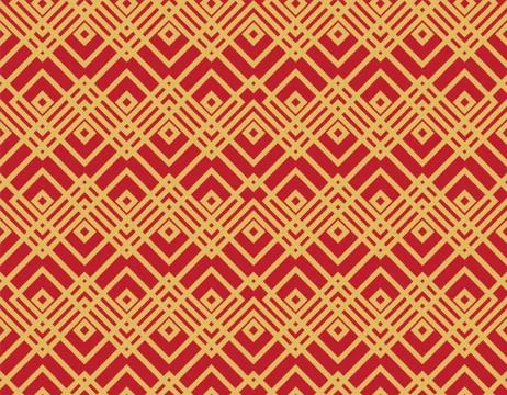 Oriental seamless geometric pattern Stock Illustration