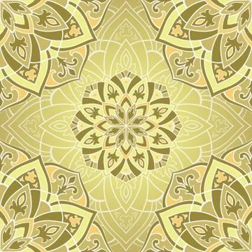 Oriental seamless ornament. Stock Illustration