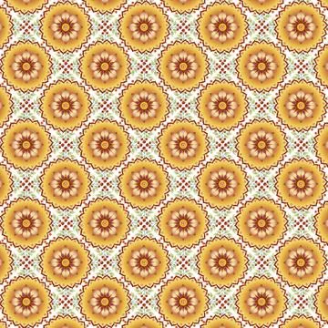 Oriental seamless pattern Illustrazione stock