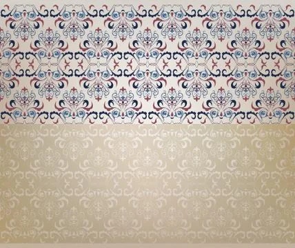 Oriental seamless pattern Stock Illustration