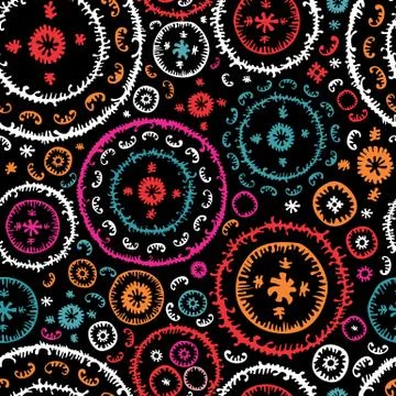 Oriental seamless pattern Stock Illustration