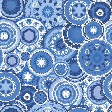 Oriental seamless pattern Stock Illustration