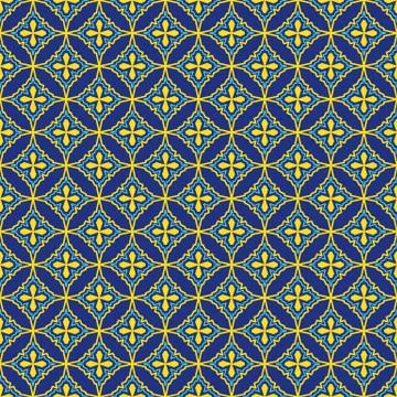 Oriental seamless pattern. Stock Illustration