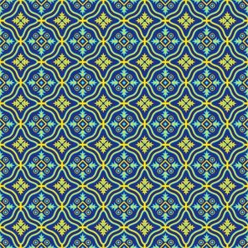 Oriental seamless pattern. Illustrazione stock