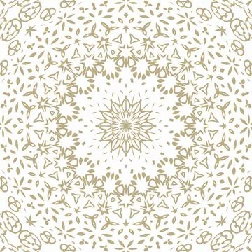 Oriental Seamless Vector Pattern - Repeating ornament for textile, wraping paper Stock Illustration