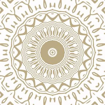 Oriental Seamless Vector Pattern - Repeating ornament for textile, wraping paper Stock Illustration