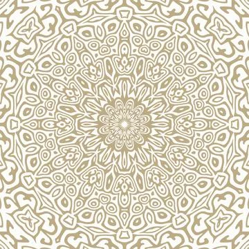 Oriental Seamless Vector Pattern - Repeating ornament for textile, wraping paper イラスト素材