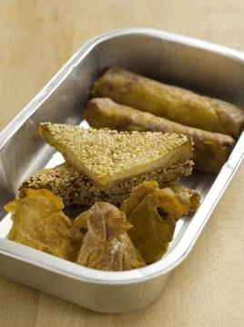 Oriental snacks Stock Photos