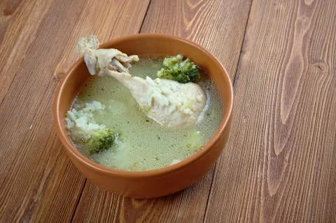 Oriental soup with Stock Photos